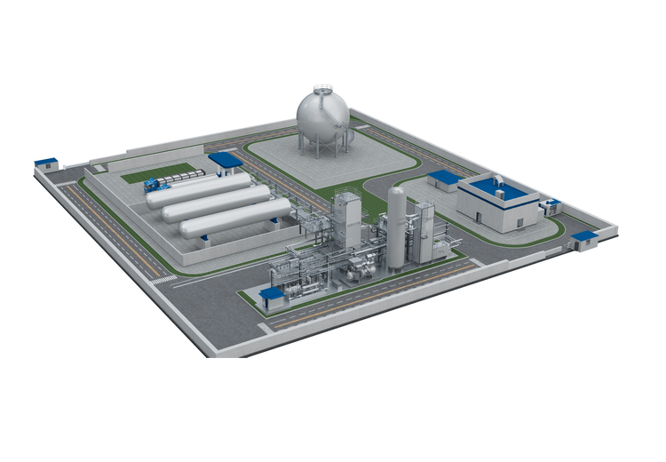 液氢工厂解决方案及储运容器